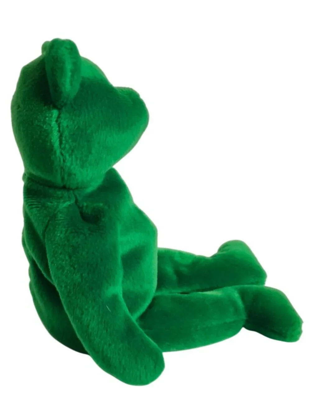Ty Beanie Baby Erin The Irish Bear Plush MWMT Shamrock Green 1997 Collectible
